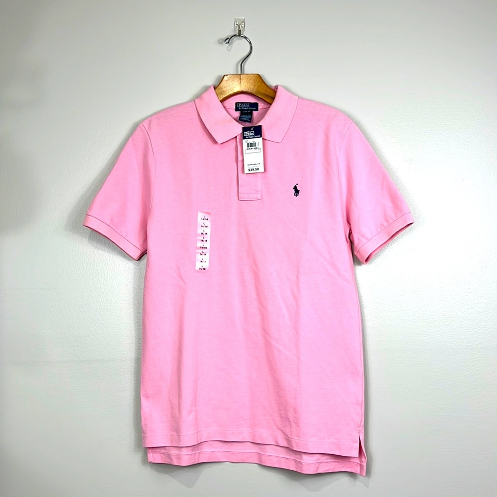 Polo by Ralph Lauren Cotton Mesh Polo Shirt L(14/16)